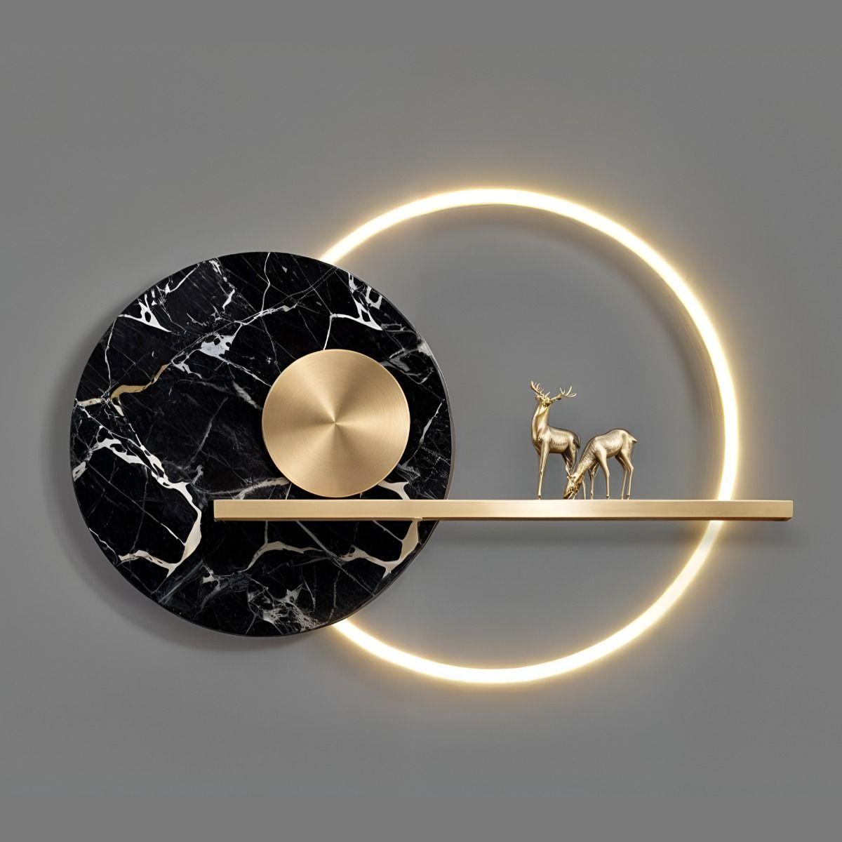 Aplique Pared Creativo Metal 3D LED Decorativo Paisaje Jhn-8