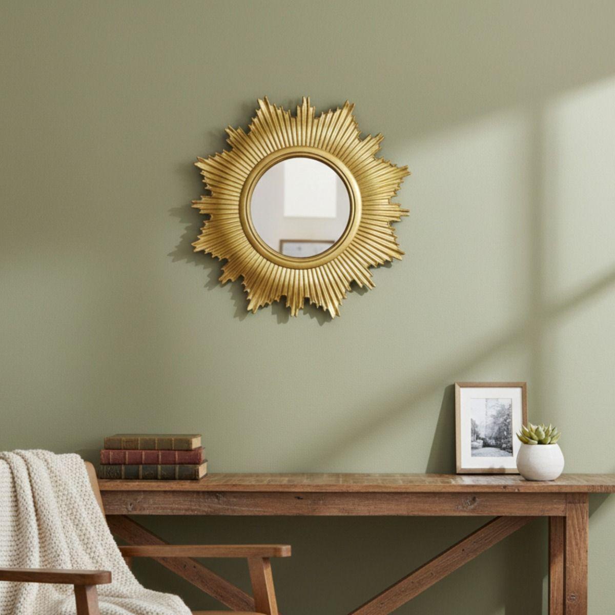 Set 3 Espejo Decorativo Pared Inspiración Solar Adorno Jhn-7