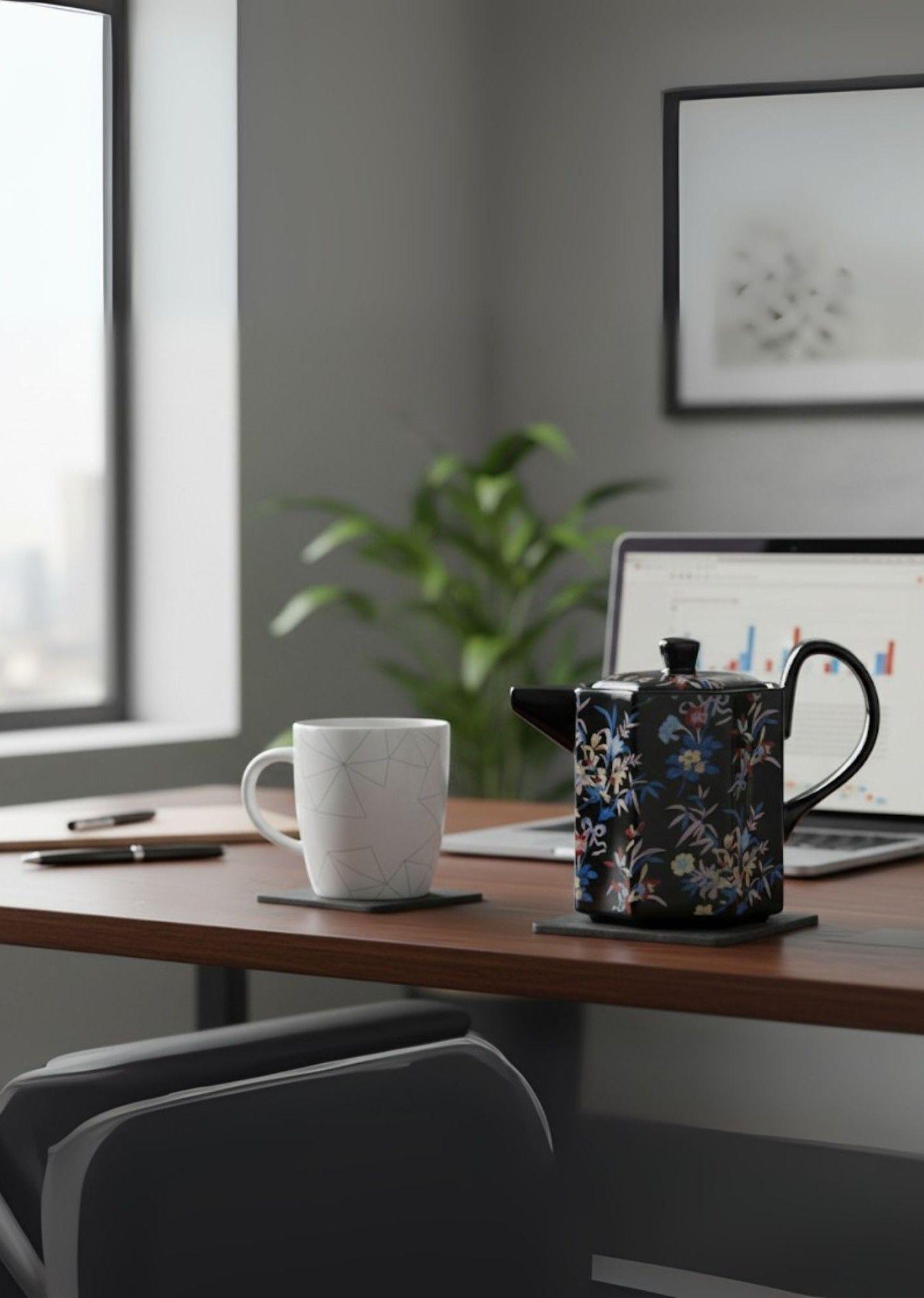 Tetera Diseño Geométrico Elegante Decoración Hogar Jhn-4