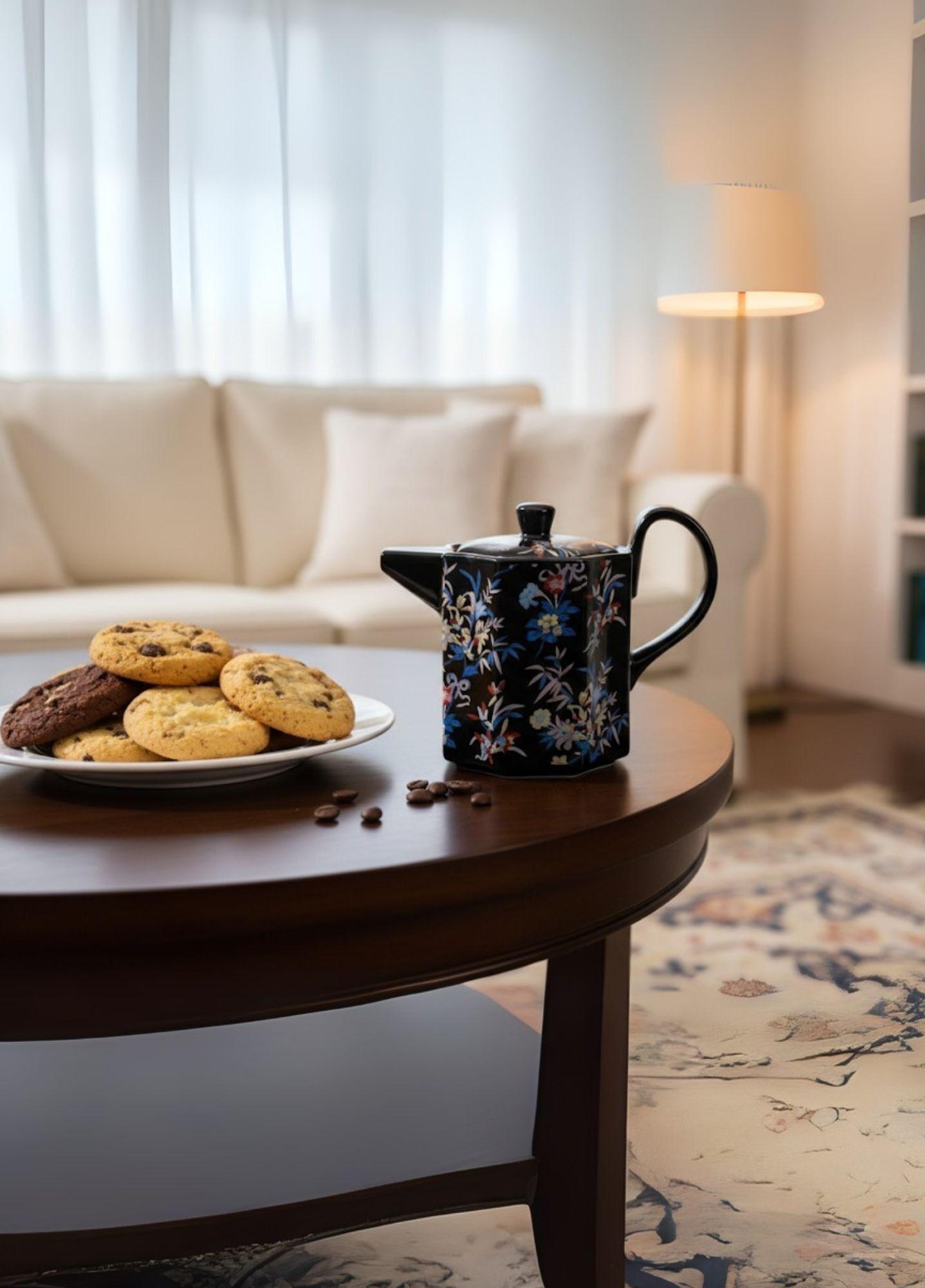 Tetera Diseño Geométrico Elegante Decoración Hogar Jhn-7