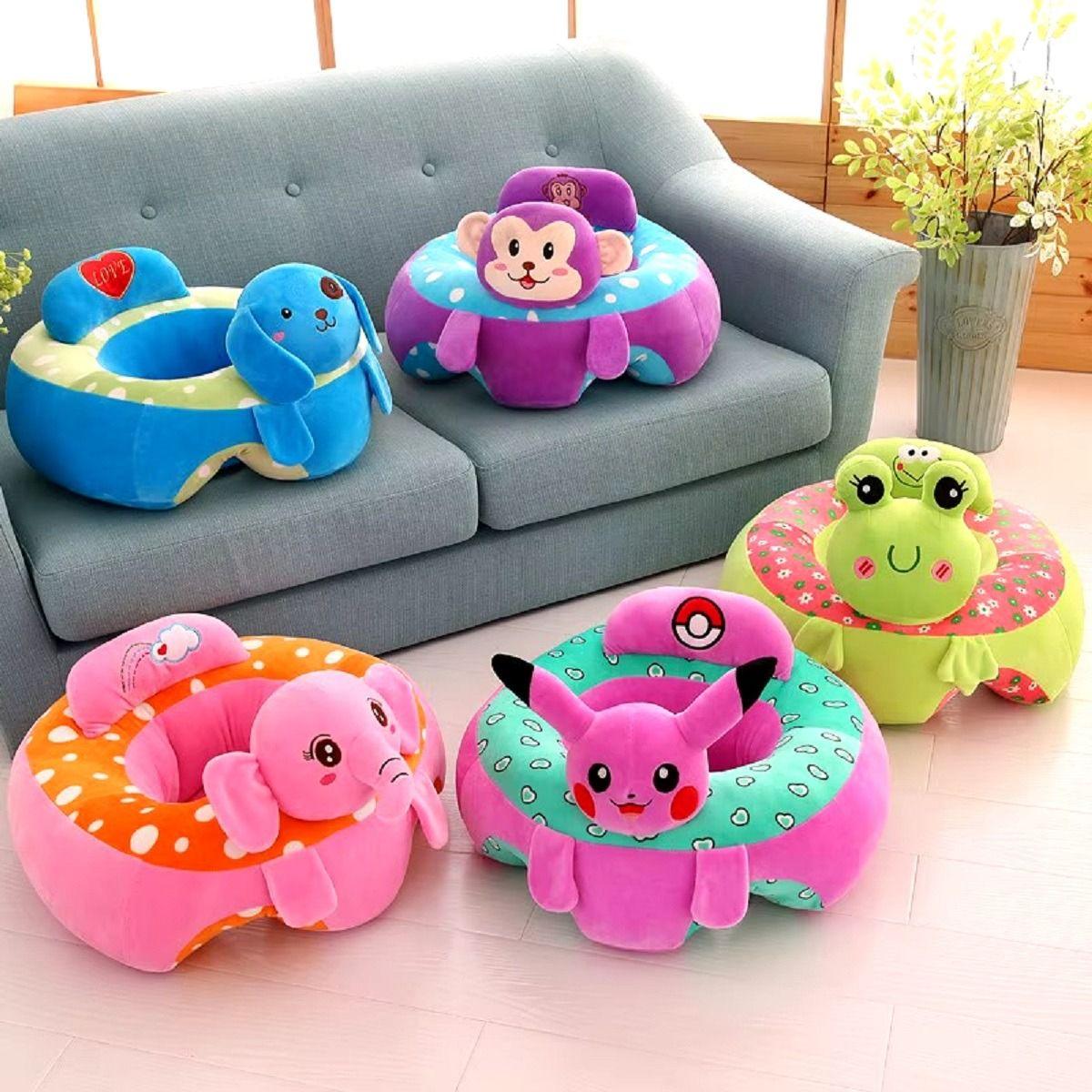 Silla Felpa Bebé Diseño Divertido Animales Divertidos Lau-4