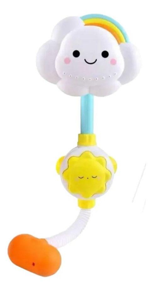 CABEZAL DE DUCHA FORMA DE NUBE BAÑO DIVERTIDO BEBE LAU-1