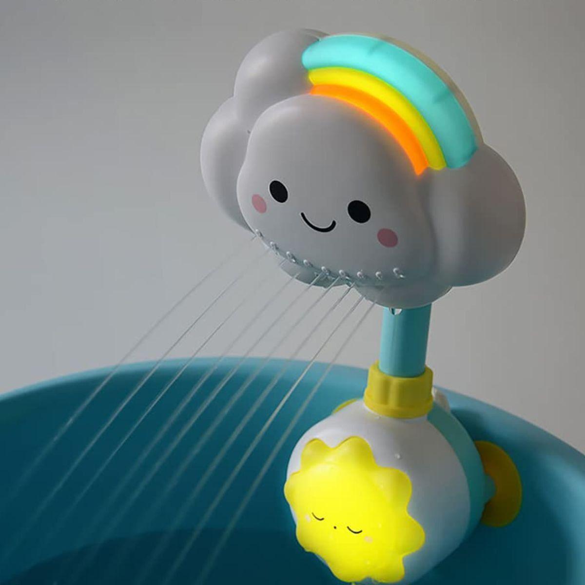 CABEZAL DE DUCHA FORMA DE NUBE BAÑO DIVERTIDO BEBE LAU-6