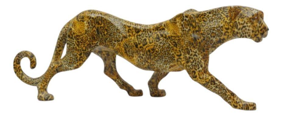 Estatura Decorativa Leopardo Escultura Adorno Hogar Jhn-2