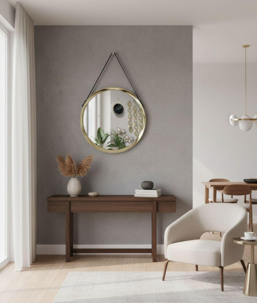 Espejo Pared Decorativo Moderno Redondo Hogar Jhn-5