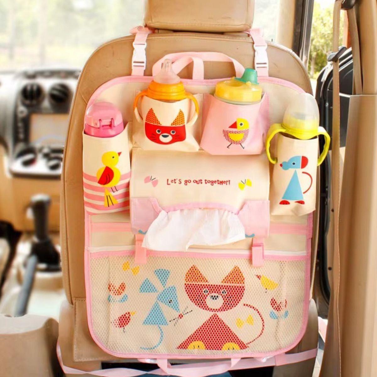 ORGANIZADOR DE ASIENTO TRASERO PARA COCHE IMPERMEABLE LAU-2