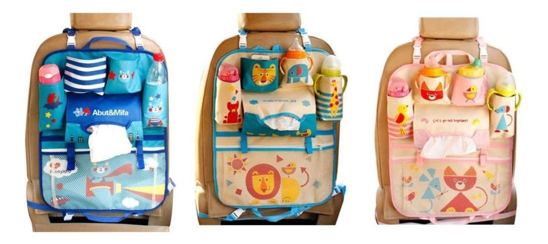 ORGANIZADOR DE ASIENTO TRASERO PARA COCHE IMPERMEABLE LAU-3