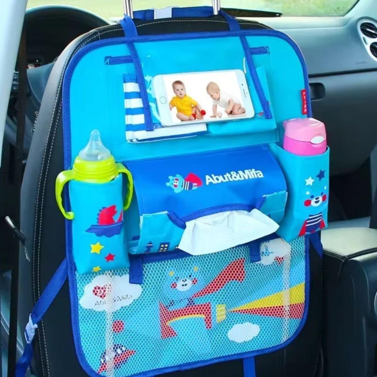 ORGANIZADOR DE ASIENTO TRASERO PARA COCHE IMPERMEABLE LAU-7