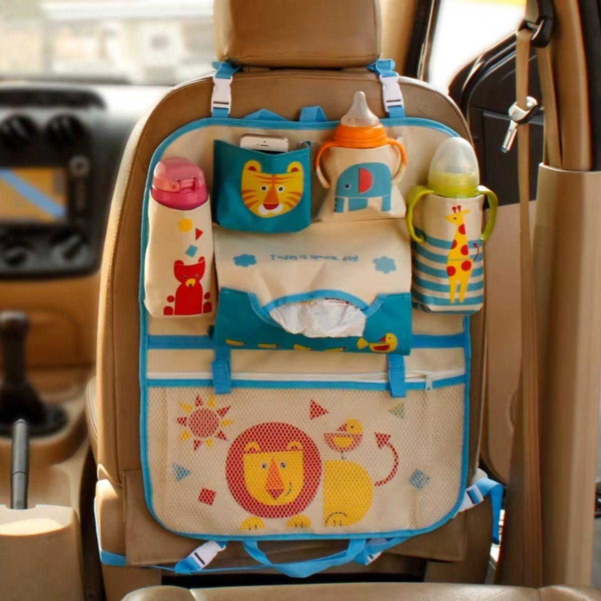 ORGANIZADOR DE ASIENTO TRASERO PARA COCHE IMPERMEABLE LAU-8