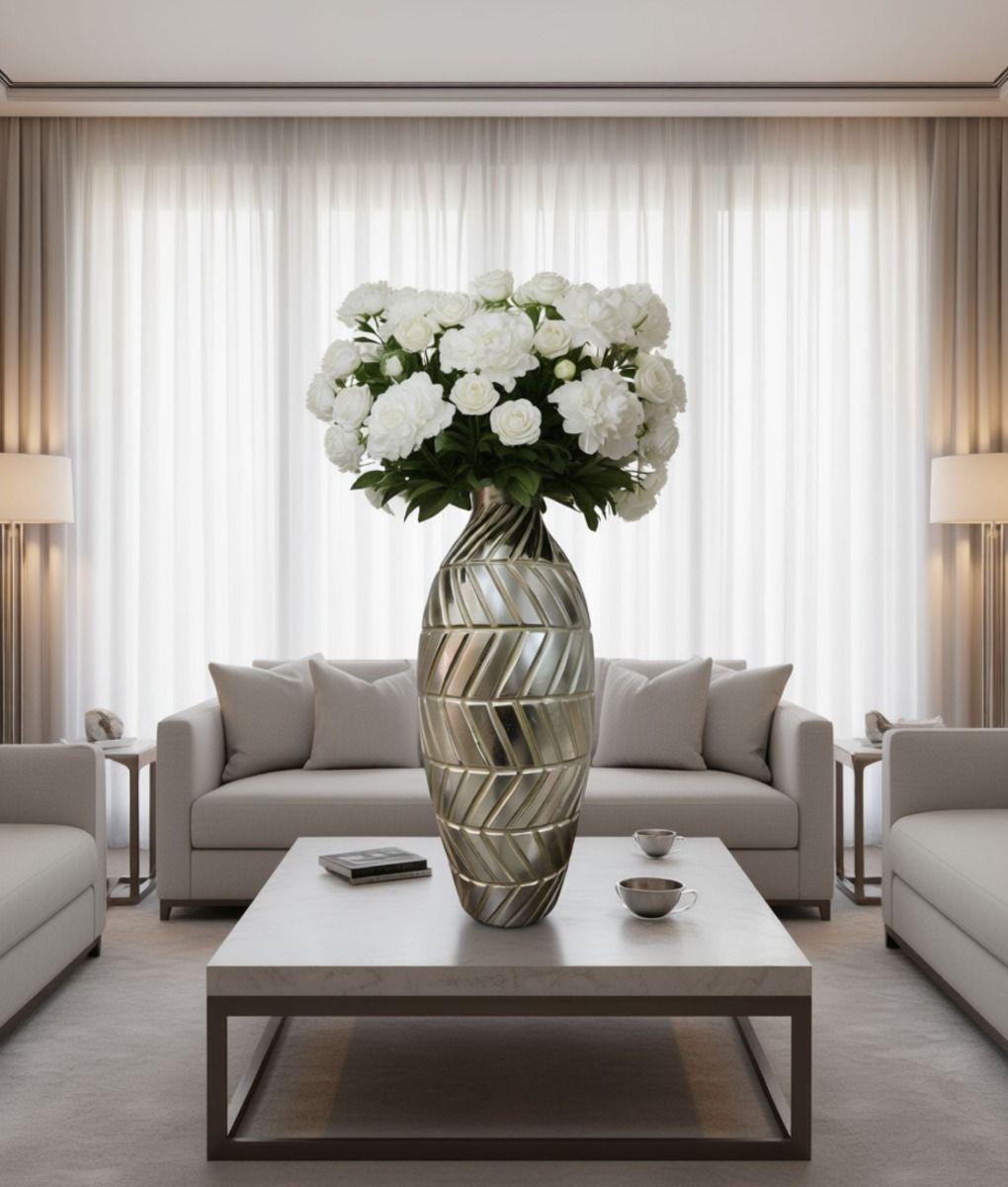 Florero Jarrón Decorativo Diseño Geométrico Intrincado Jhn-4