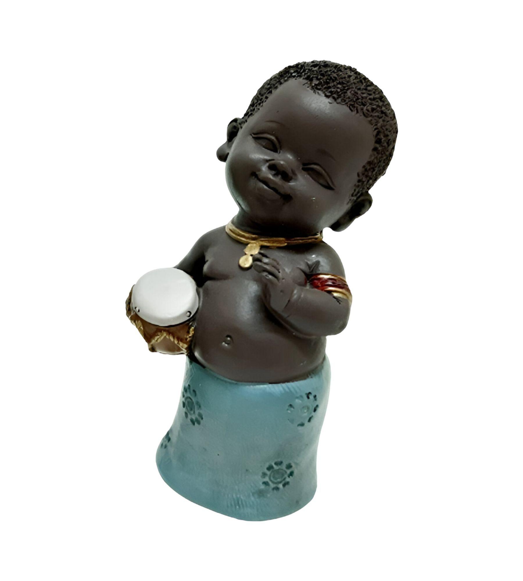 Set 2 Figura Ere Boy 13 Umbanda Candomblé Color Azul Jhn-0