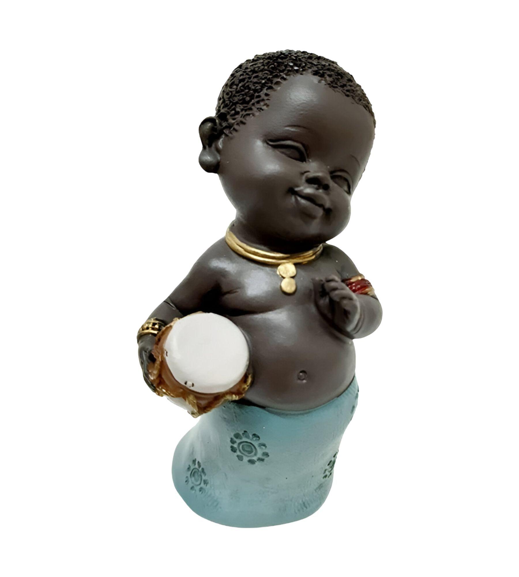 Set 2 Figura Ere Boy 13 Umbanda Candomblé Color Azul Jhn-1