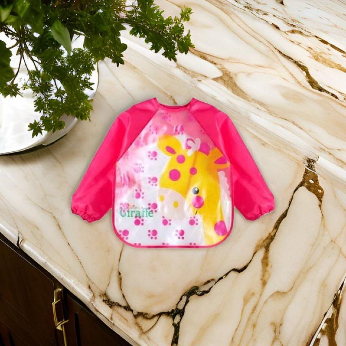 Set de 5 Babero Impermeable Manga Larga Unisex Bebés Jhn-8