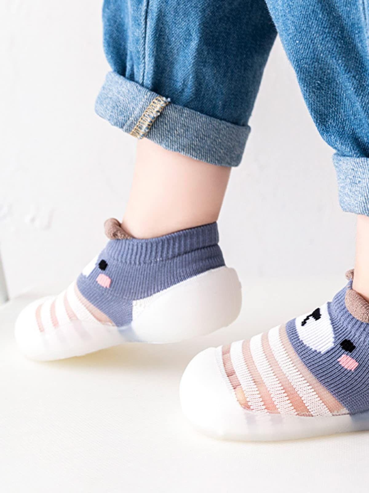 Set de 2 Zapato Calcetín Antideslizante Bebé Suave Jhn-3