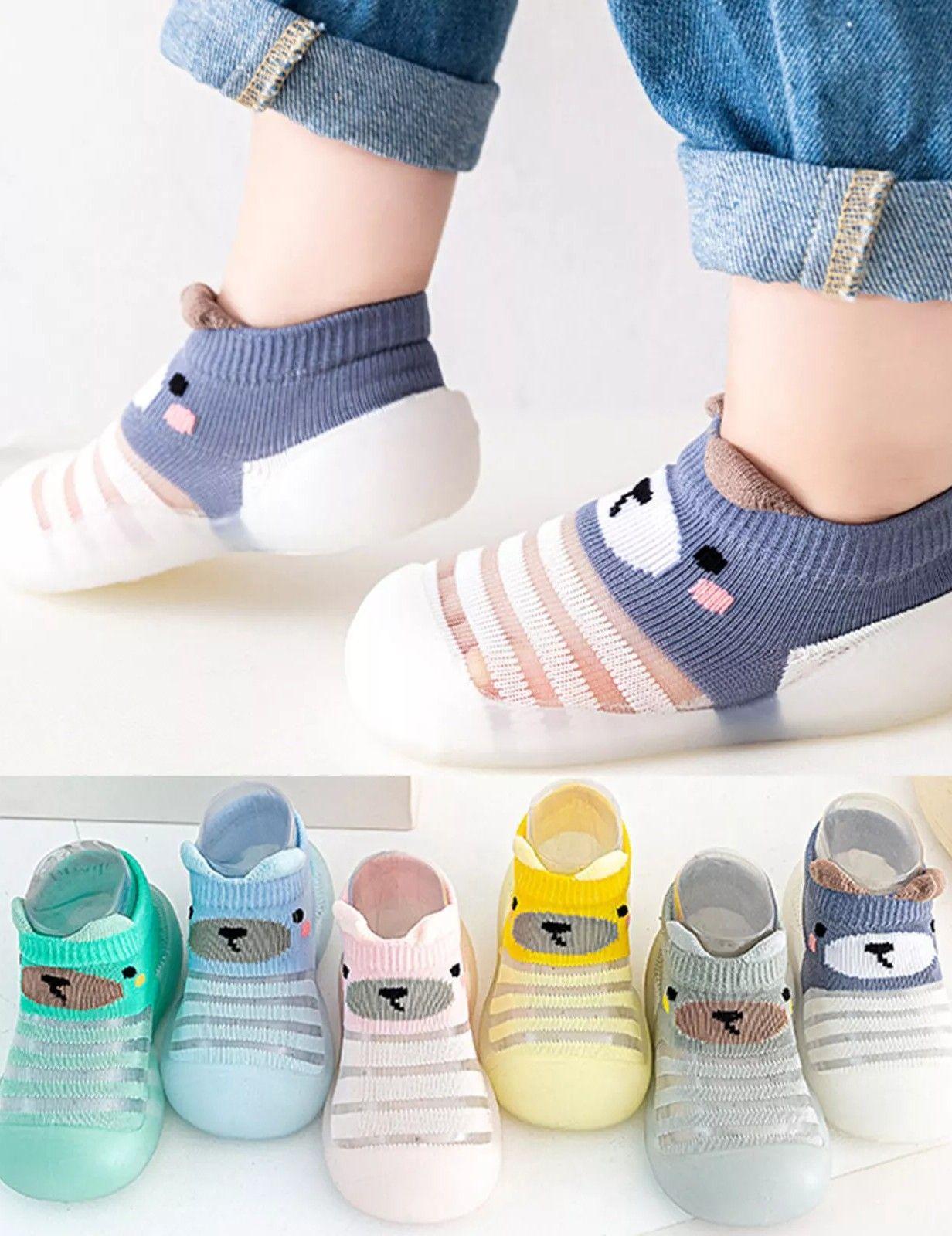 Set de 2 Zapato Calcetín Antideslizante Bebé Suave Jhn-7