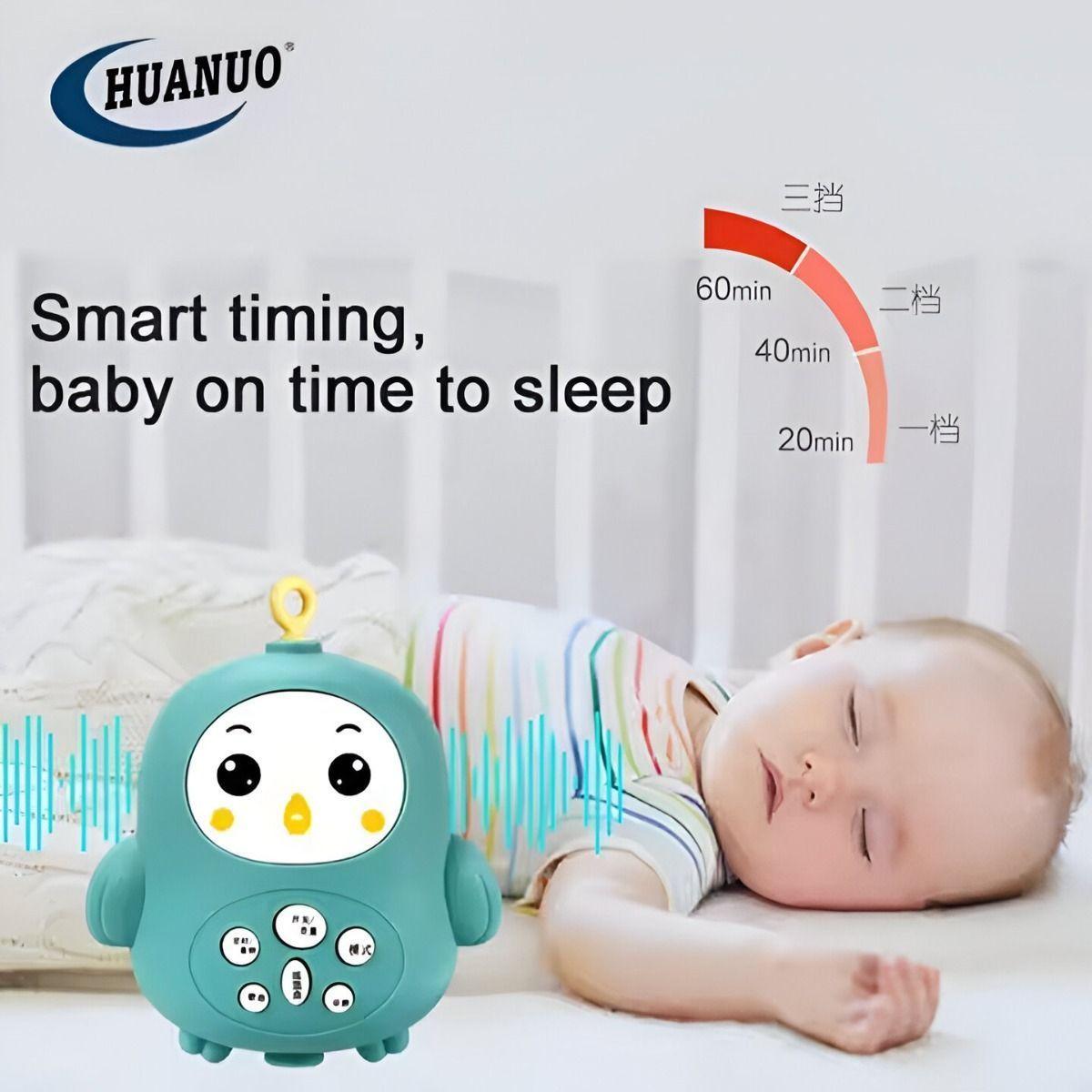 Móvil Musical Cuna Bebé Giratorio Colgante Luz Soporte Jhn-4