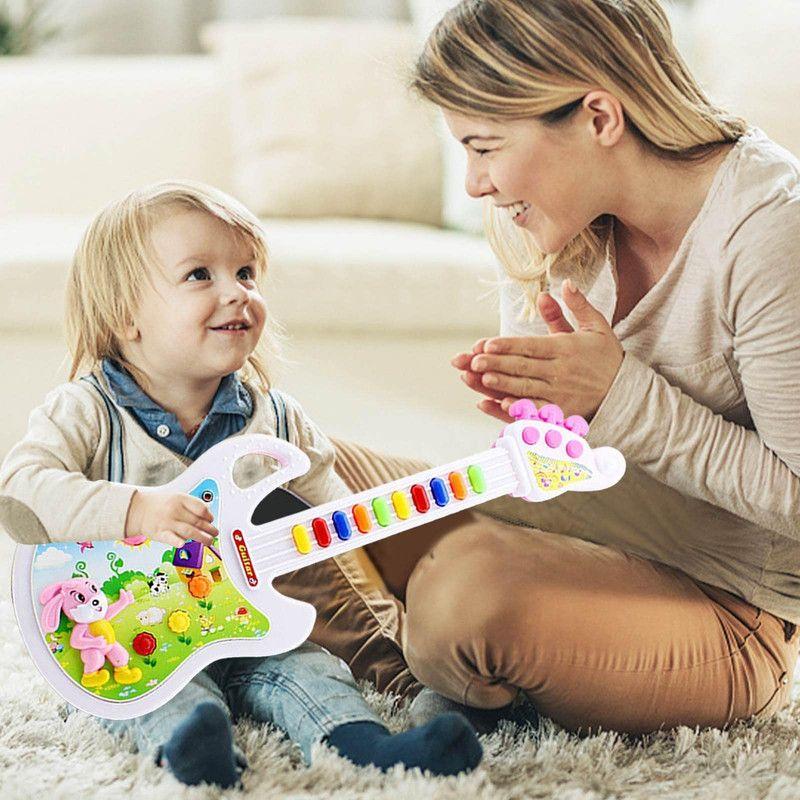 Juguete Guitarra Coloridad Sonido Musical Niño Lau-5