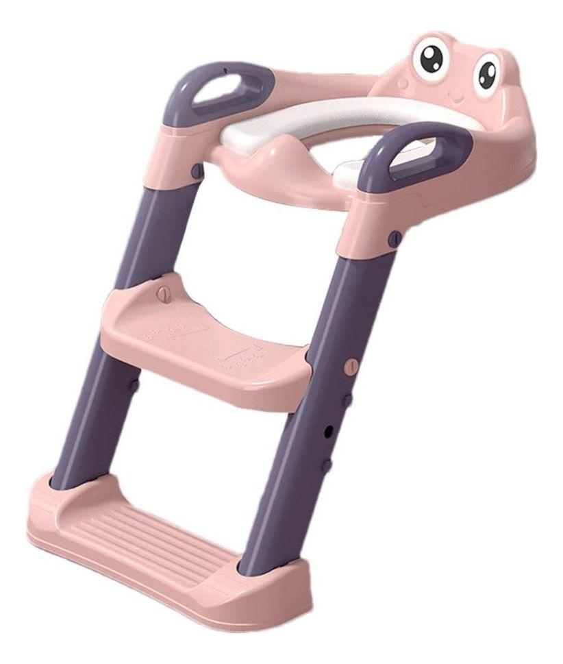 ASIENTO DE INODORO NIÑOS ESCALERA PLEGABLE AJUSTABLE LAU-0