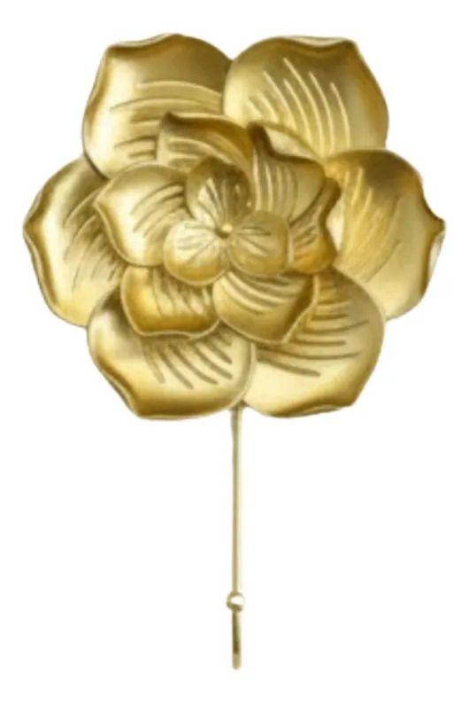 Set 3 Perchero Pared Adorno Decorativo Diseño Floral Jhn-0