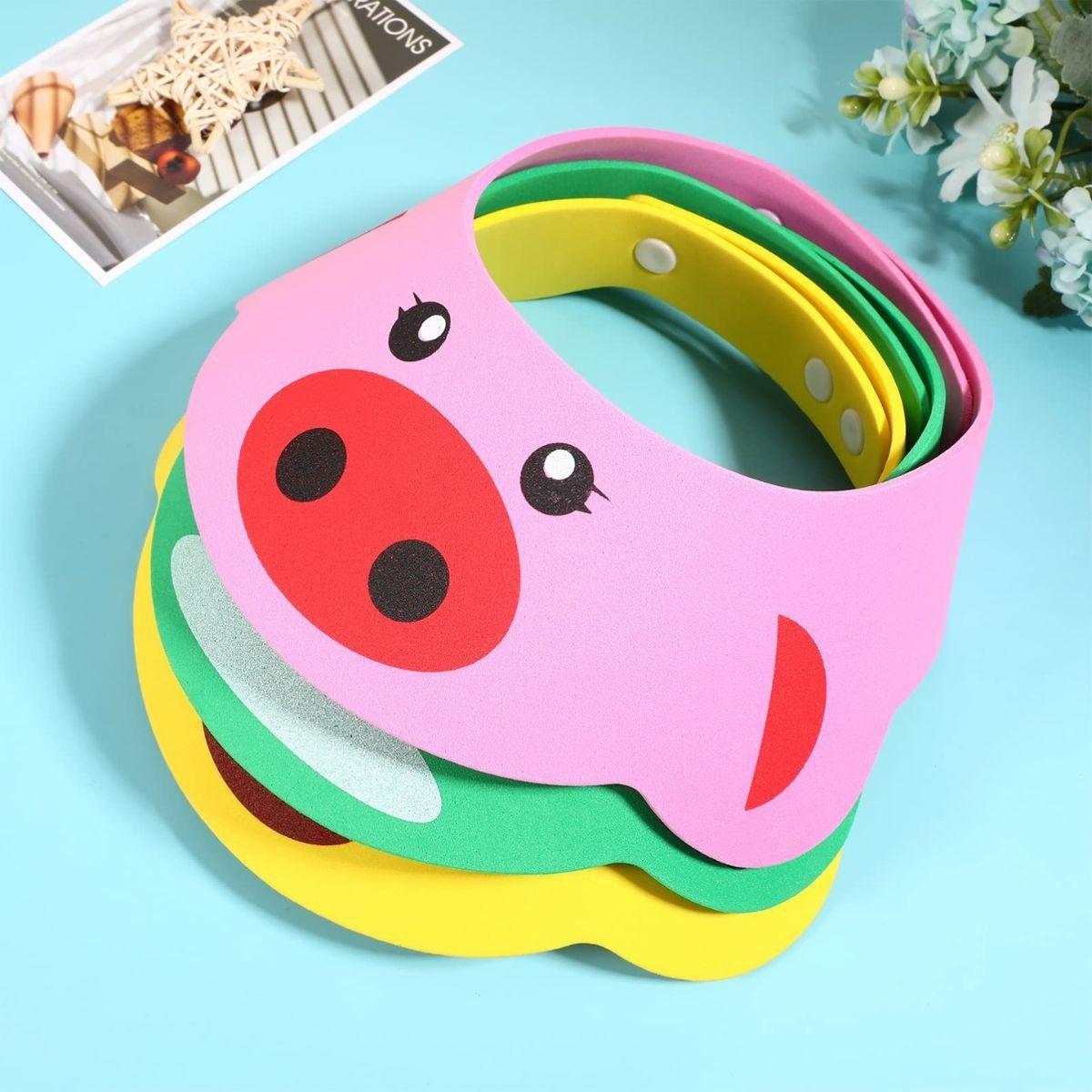 SET 10 VISERA GORRO DUCHA PROTECTOR OJOS 0-6 AÑOS LAU-3