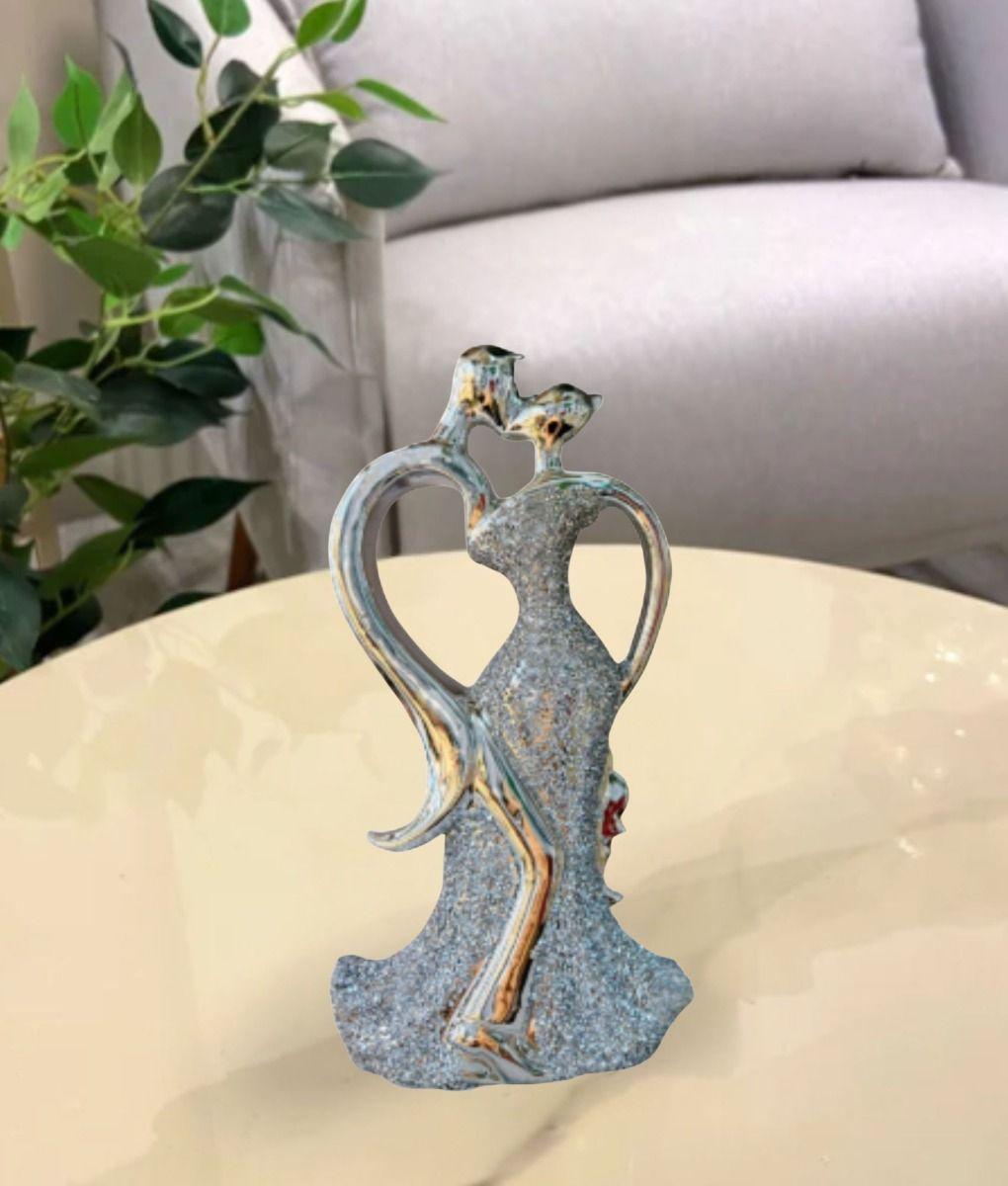 Estatua Adorno Pareja Abstracta Figura Decorativa Jhn-8