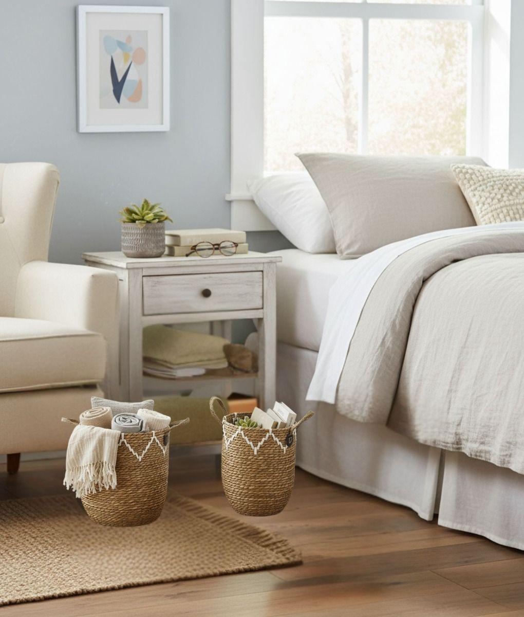 Set 2 Canasto Decorativo Moderno Cesto Almacenamiento Jhn-7