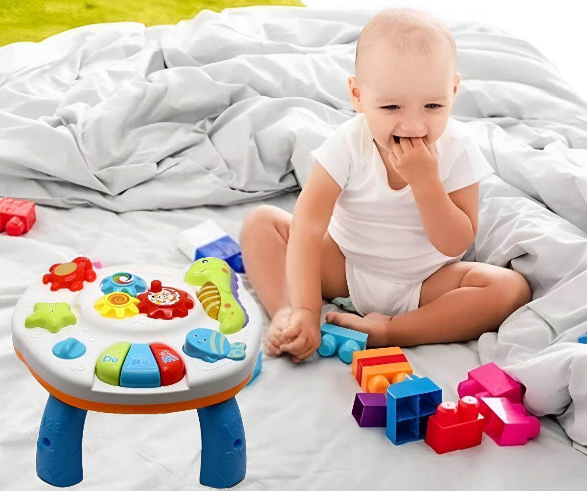 Mesa Aprendizaje Musical Juguete Didáctico 2en1 Niños Jhn-3