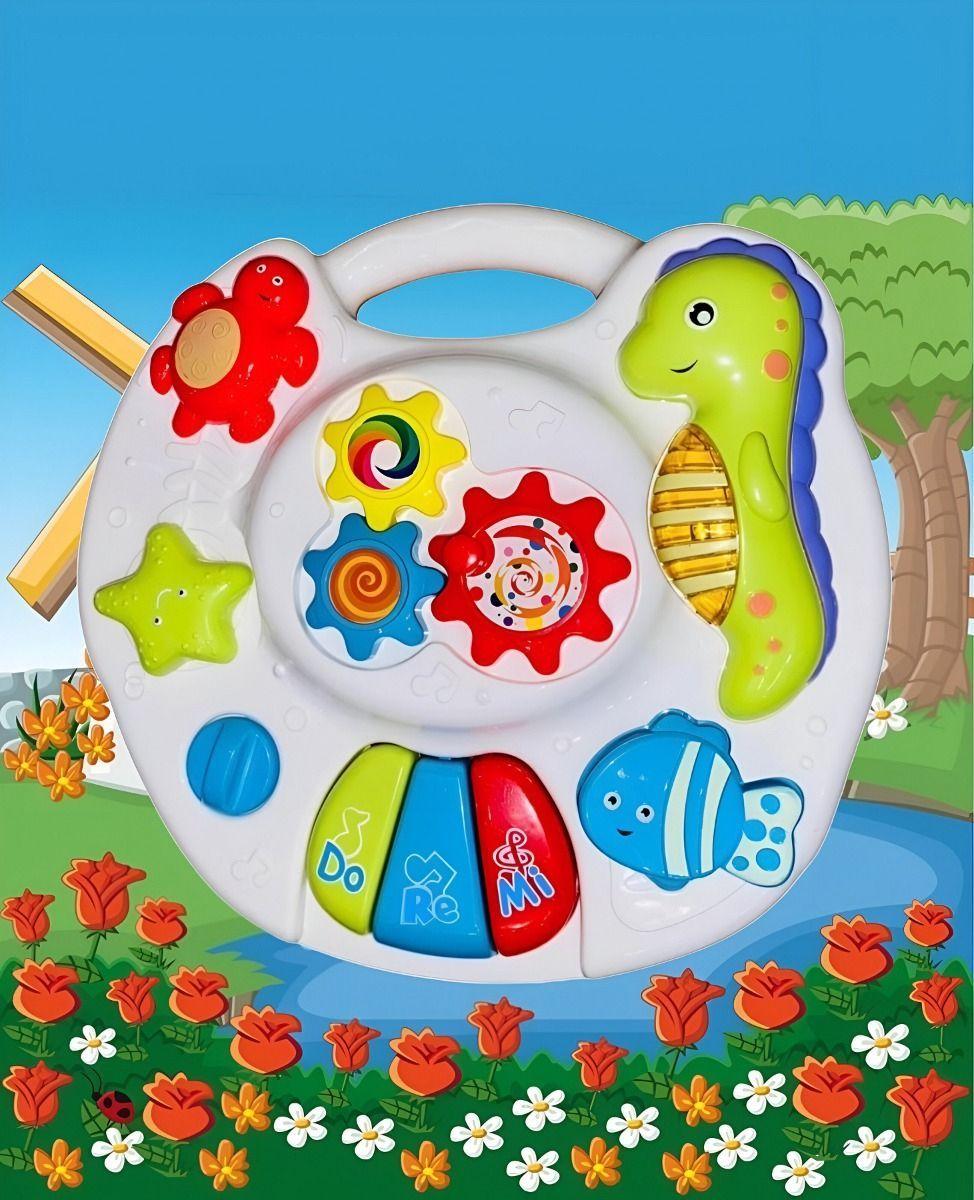 Mesa Aprendizaje Musical Juguete Didáctico 2en1 Niños Jhn-8