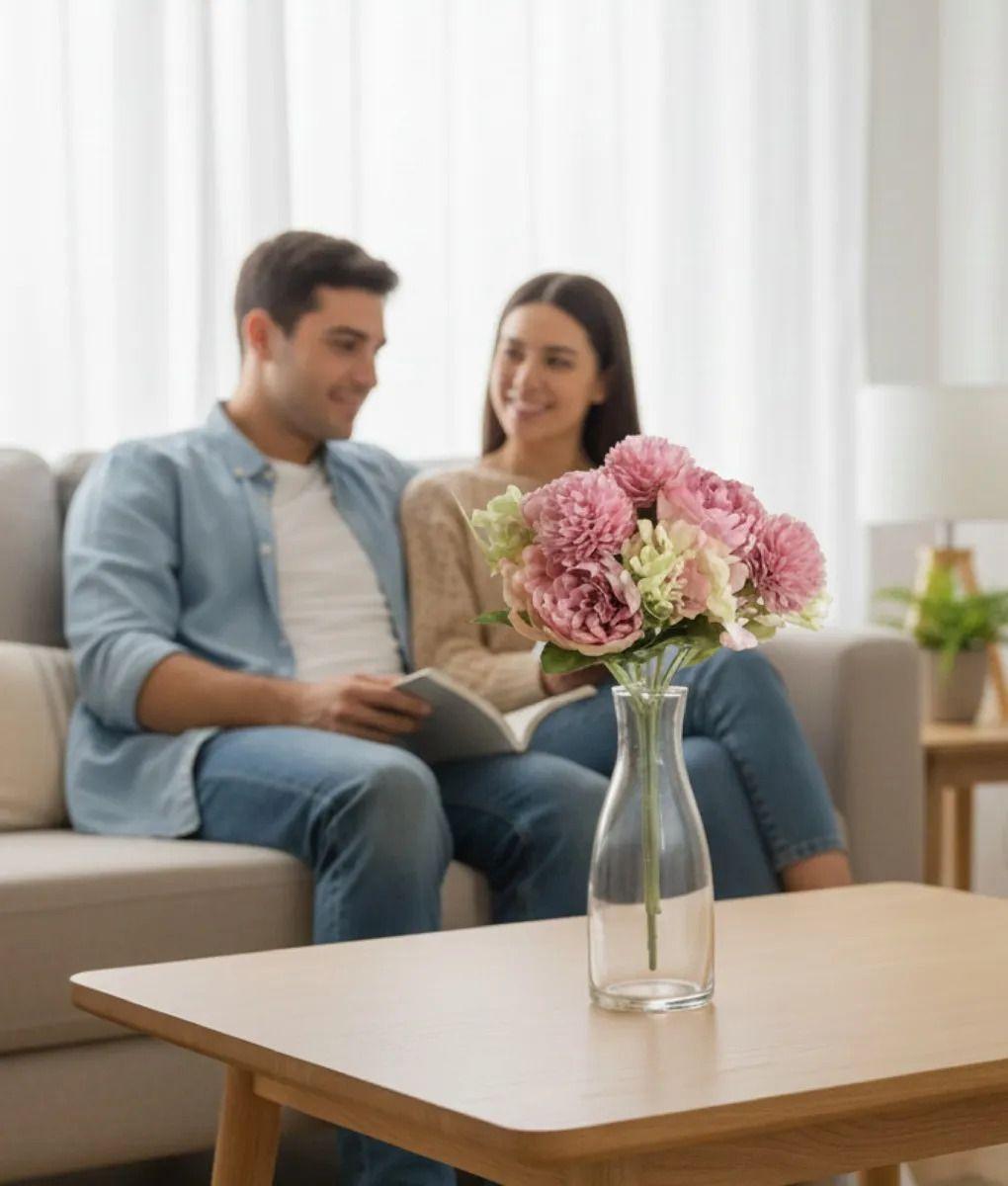 Ramo Decorativo Artificial Elegancia Floral Atemporal Jhn-3