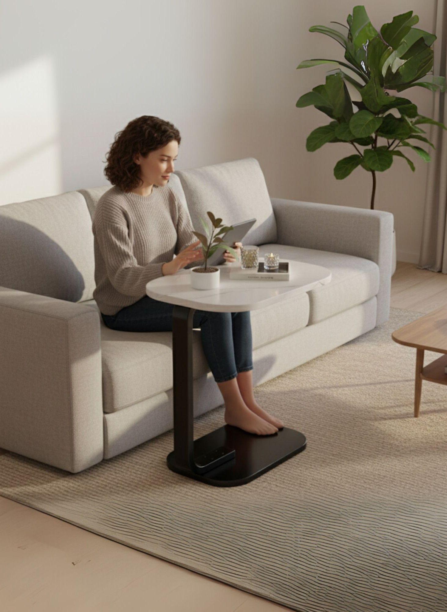 Mesa Centro Moderna Decorativa Diseño Minimalista Jhn-6