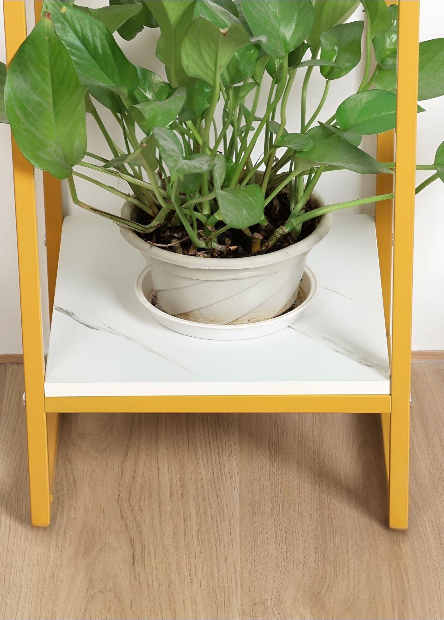 Porta Maceta Soporte Exhibición Plantas 2 Niveles 80cm Jhn-2