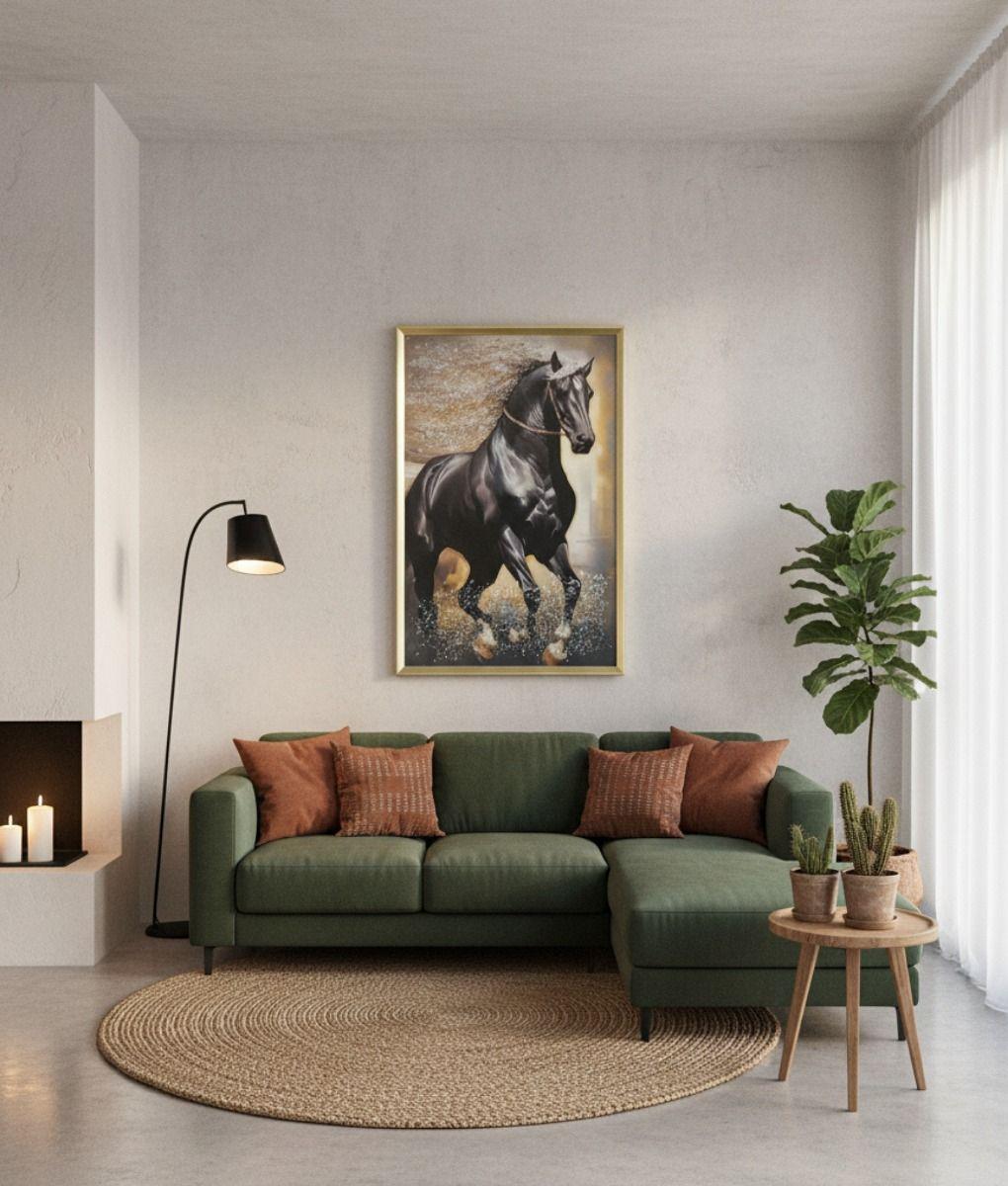 Cuadro Decorativo Elegancia Equina Adorno Pieza Pared Jhn-5