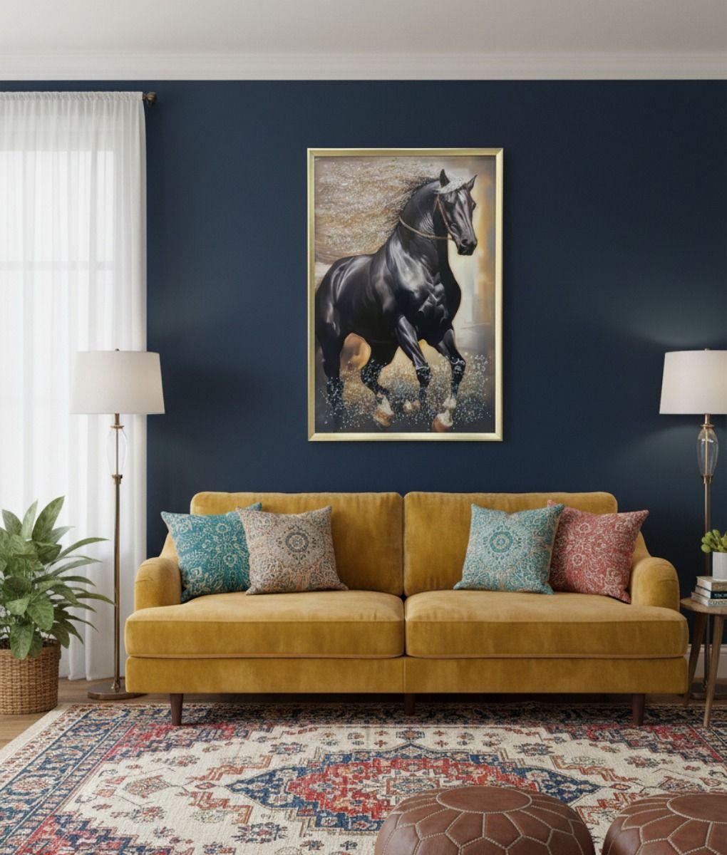 Cuadro Decorativo Elegancia Equina Adorno Pieza Pared Jhn-6