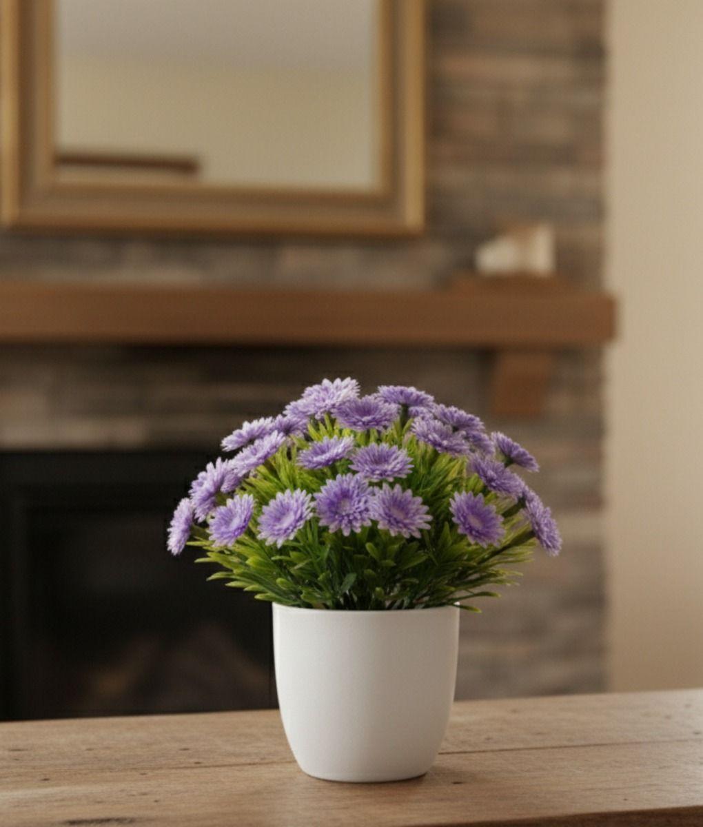 Set 2 Flores Artificiales Adorno Floral Silvestre Hogar Jhn-9