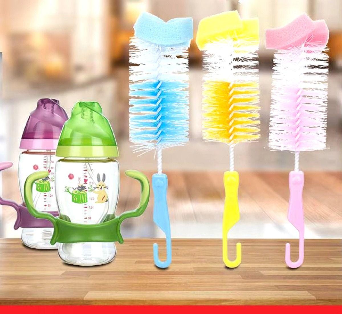 Set 10 Cepillos Limpia Mamadera Biberon Botellas Bebes Lau-6