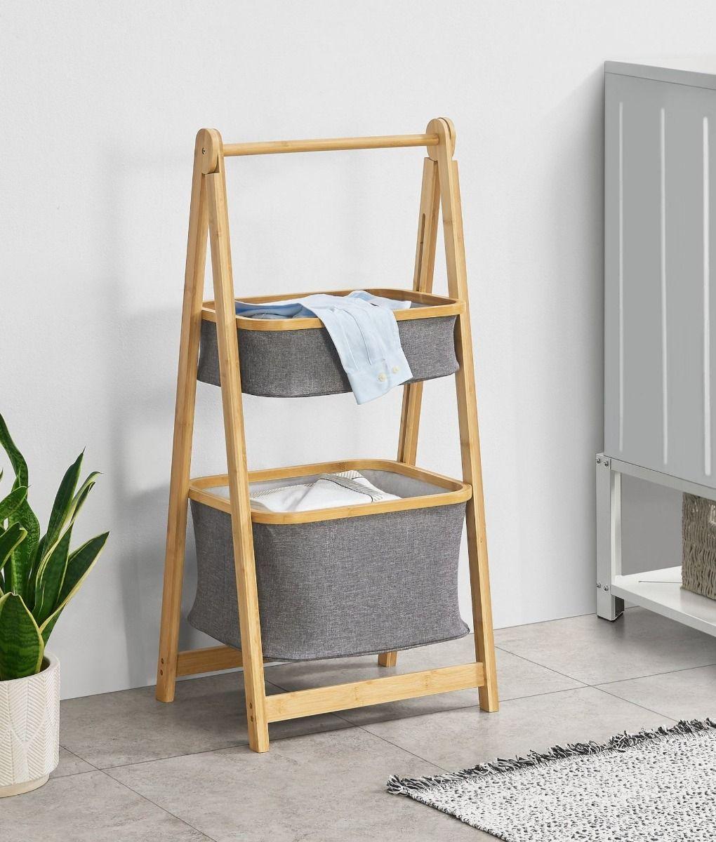 Estante Organizador Ropa Doble Nivel Moderno Funcional Jhn-9