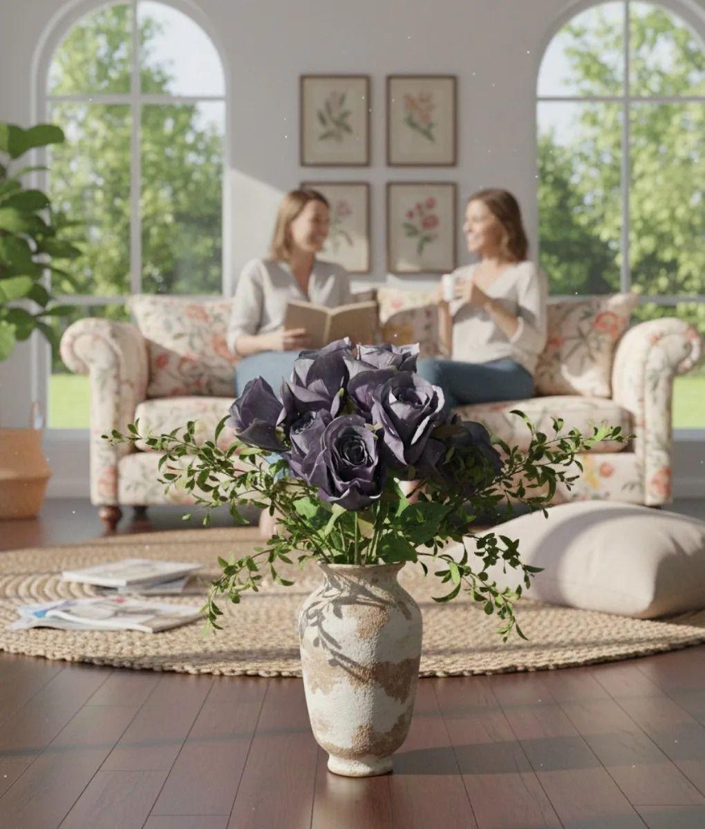 Ramo Floral Artificial Decorativo Adorno Exquisito Jhn-2