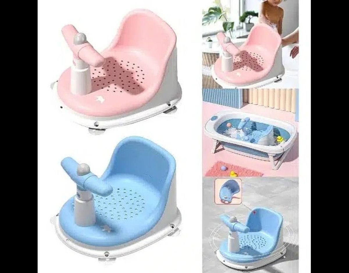 Silla Ducha Asiento Baño Antideslizante Bebe Niños Lau-2