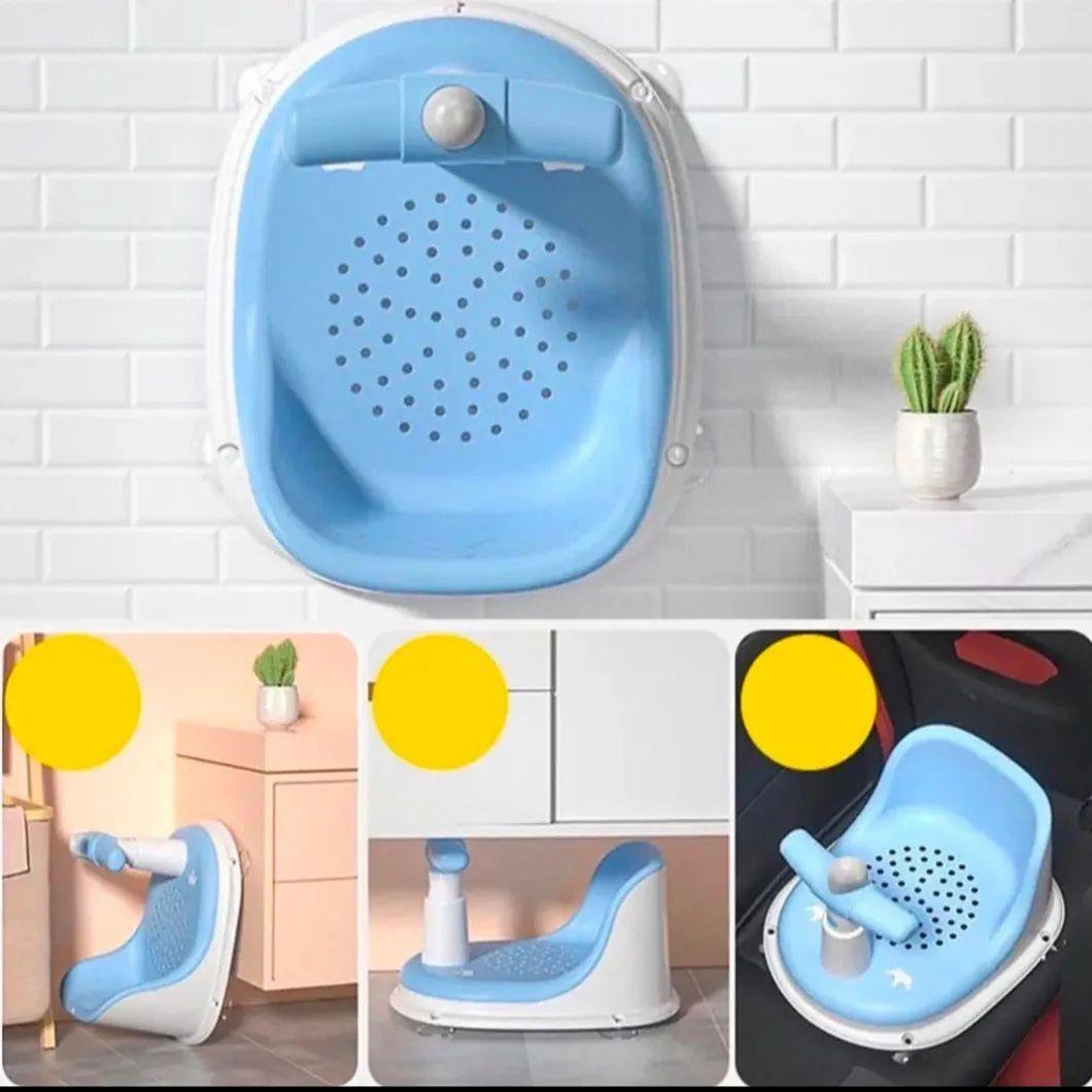 Silla Ducha Asiento Baño Antideslizante Bebe Niños Lau-4