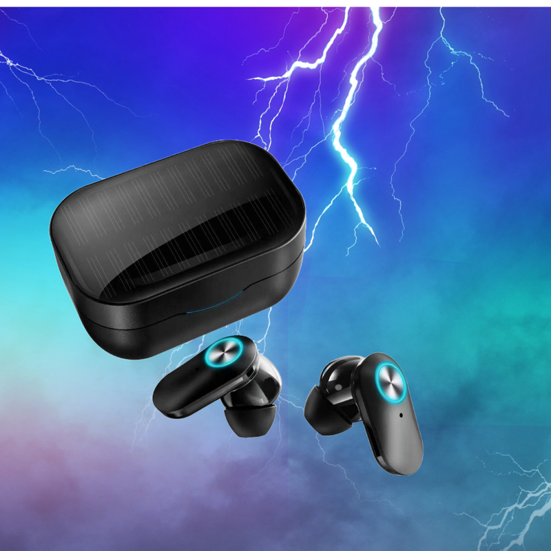 Audifonos Inalambricos Carga Solar USB Deportivos Musica Lau-9