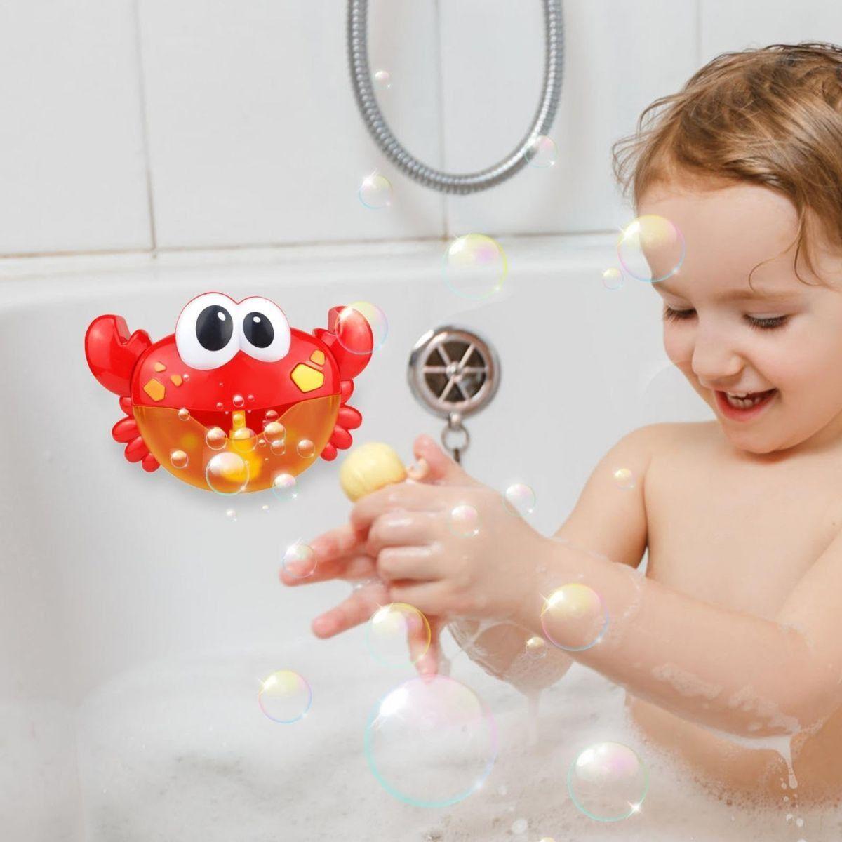 JUGUETE BAÑO BURBUJAS DUCHA MUSICAL CANGREJO BEBE LAU-2