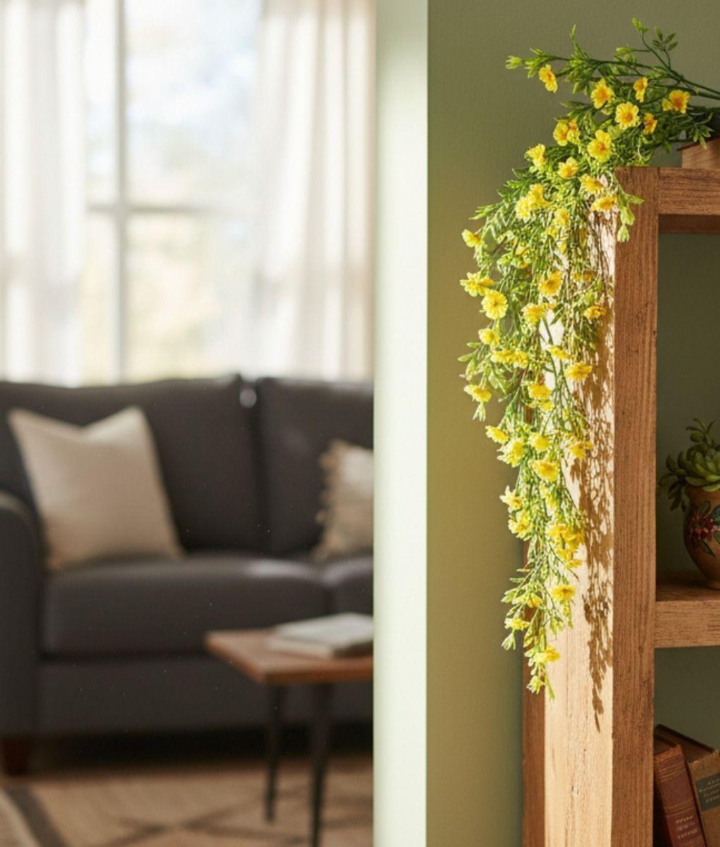 Set 2 Flores Artificiales Enredadera Colgante Adorno Jhn-9