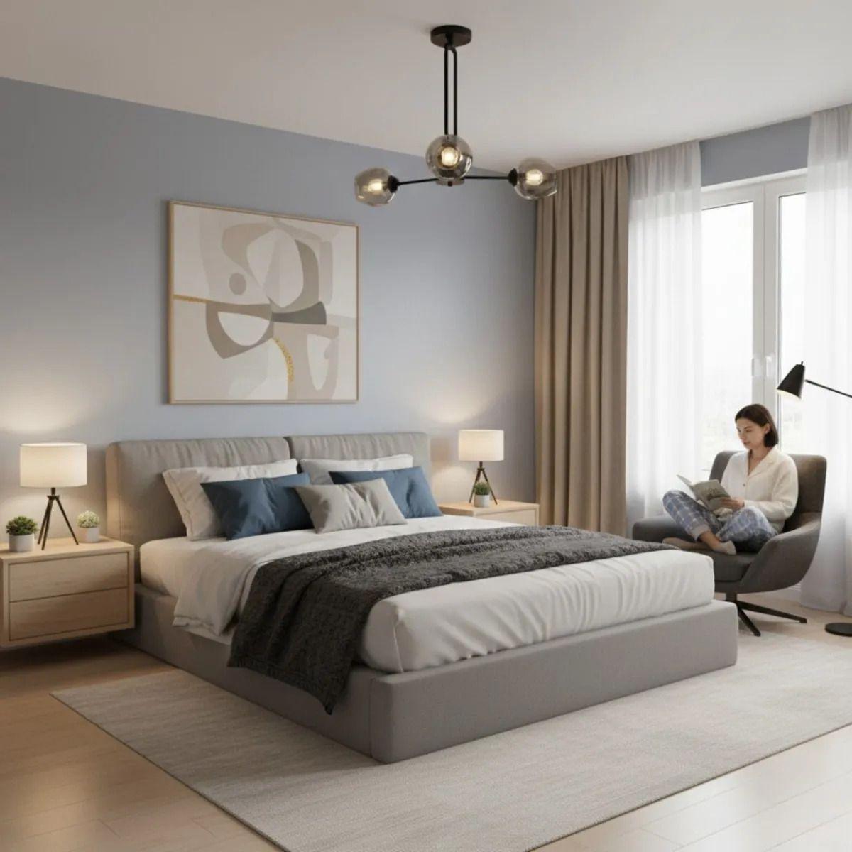 Lámpara Techo Diseño Minimalista Contemporáneo Hogar Jhn-3