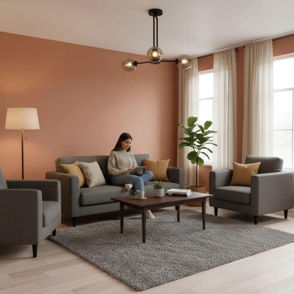 Lámpara Techo Diseño Minimalista Contemporáneo Hogar Jhn-5