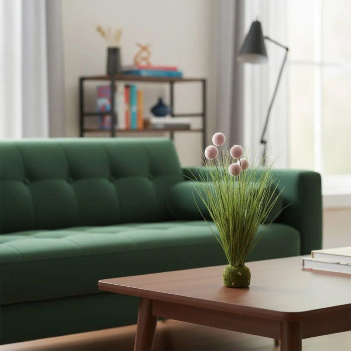 Adorno Floral Artificial Esfera Silvestre Musgo Hogar Jhn-7