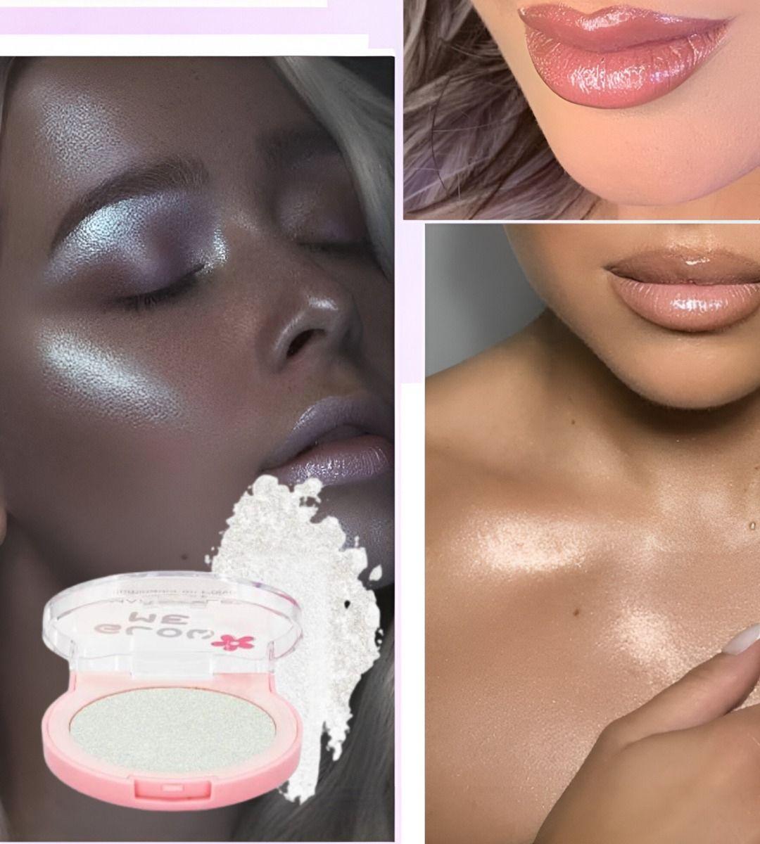 Set 4 Iluminador Polvo Gatito Brillo Natural Luminoso Jhn-5