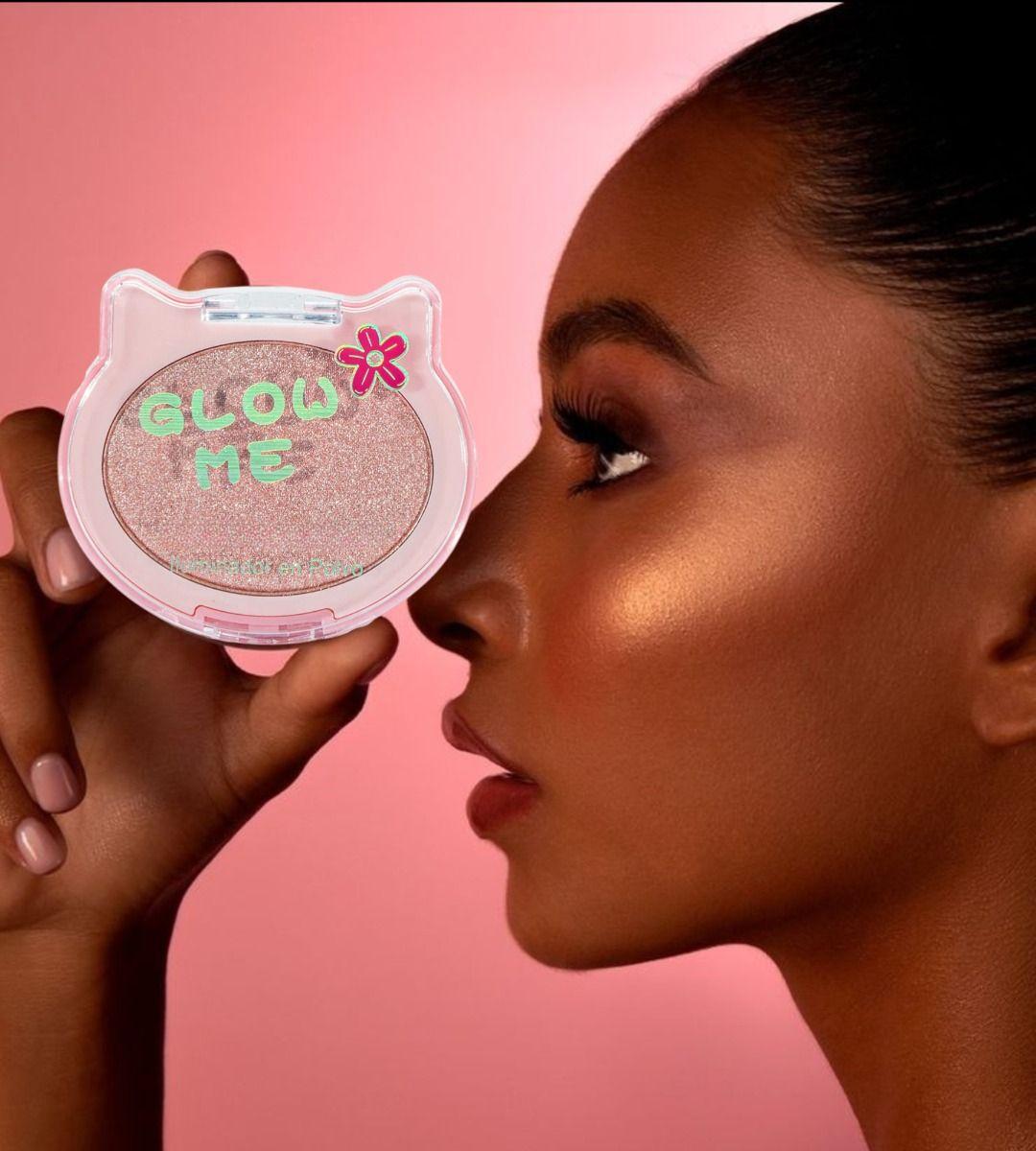 Set 4 Iluminador Polvo Gatito Brillo Natural Luminoso Jhn-6