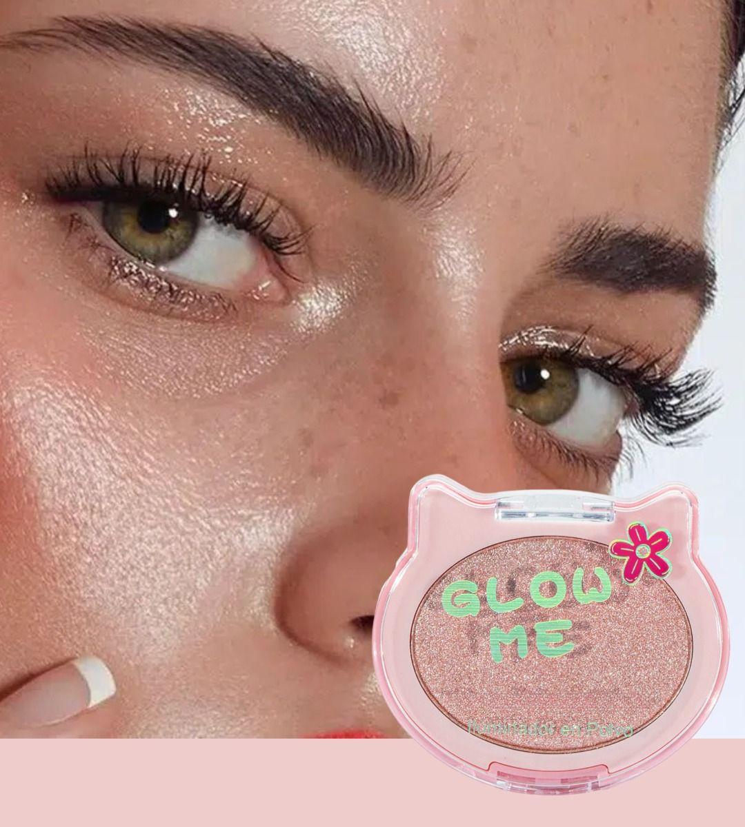 Set 4 Iluminador Polvo Gatito Brillo Natural Luminoso Jhn-8