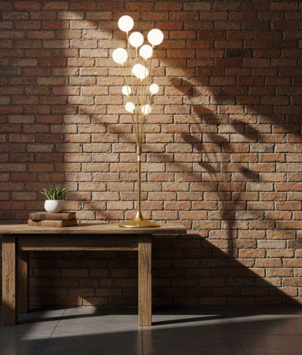 Lámpara Pie Ramo Estelar Iluminación Escultural Ambiente Jhn-7