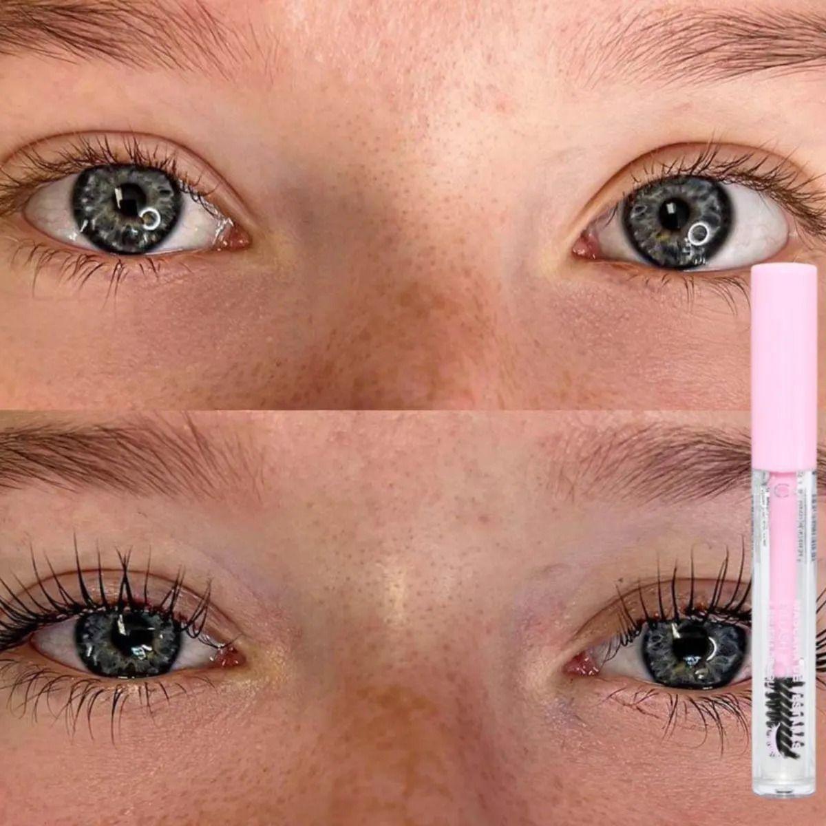 Paq 24 Máscaras Pestañas Cejas Transparente Gel Fijador ALJ-6